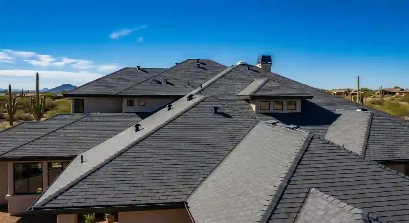 A clean, professional roof installation in progress